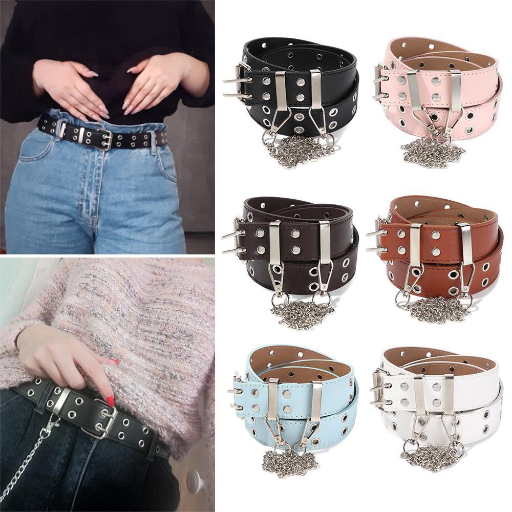 Thắt Lưng Dây Xích Phong Cách Punk Cá Tính Cho Nữ