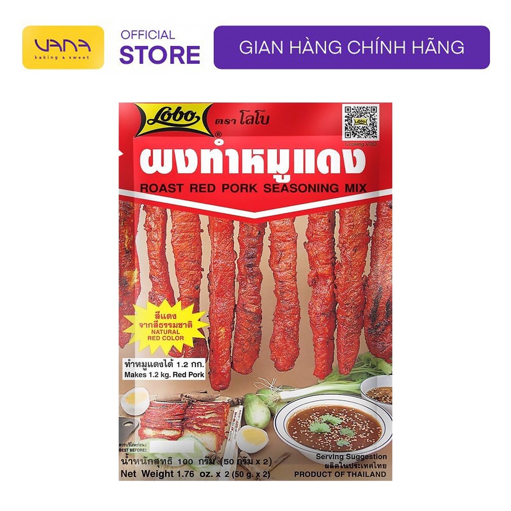 Bột gia vị Lobo Thái Lan làm nem chua, xá xíu