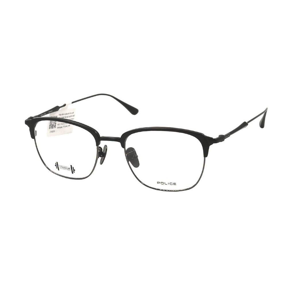 Gọng kính nam nữ Police VPLB06J màu sắc thời trang chính hãng, thiết kế dễ đeo bảo vệ mắt