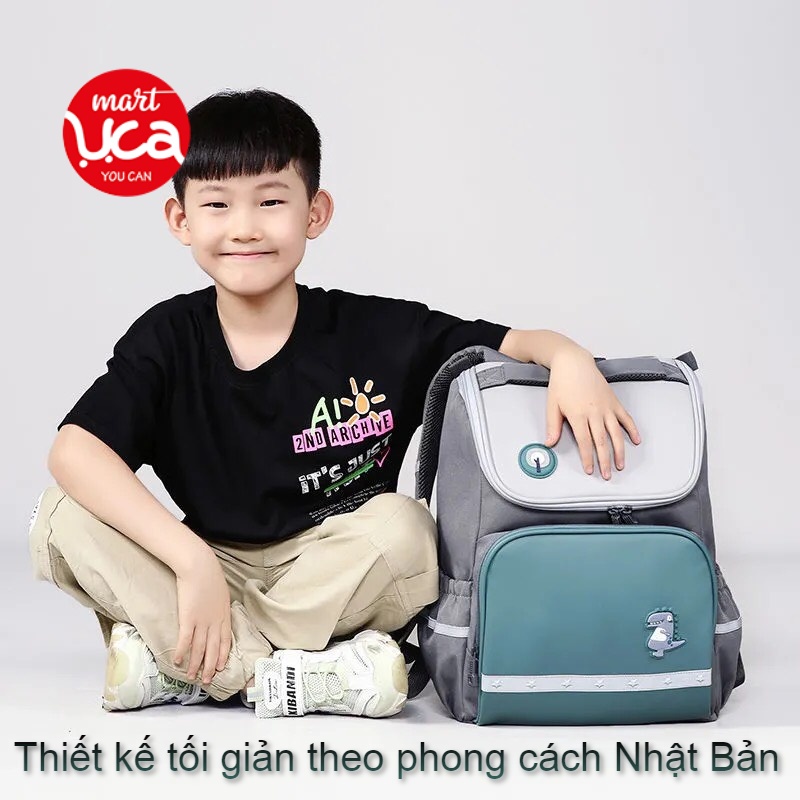 Balo trẻ em chống gù OUdeLE Chính hãng Hàng Nội Địa Trung cho bé đi học chống nước chống xước siêu nhẹ Uca Mart