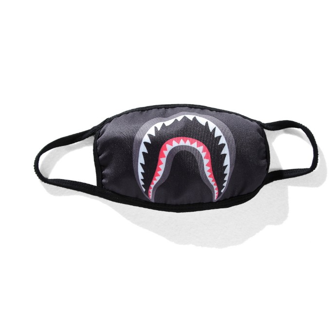 Newest Bape A Bathing Ape shark mask man women Camouflage Cotton Mask