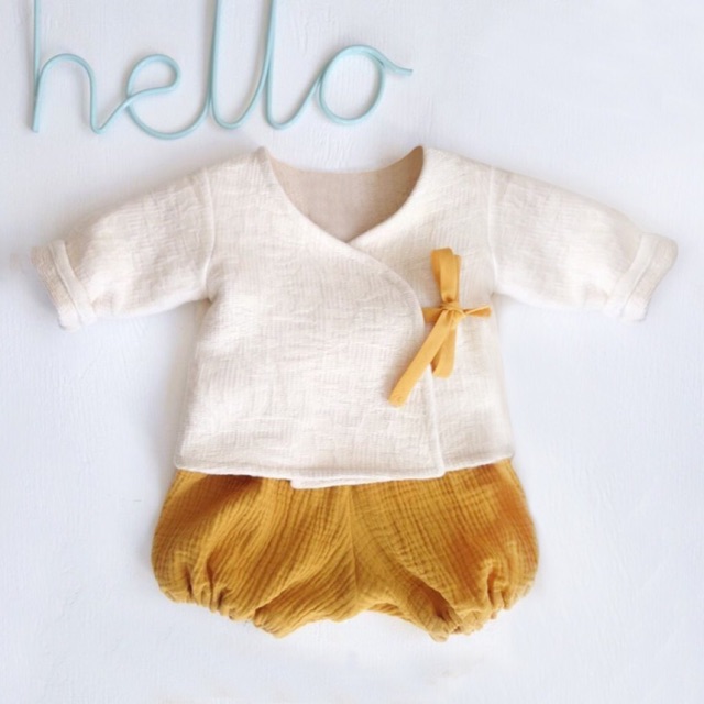 Set kimono bé trai ( có sẵn size 0-6)