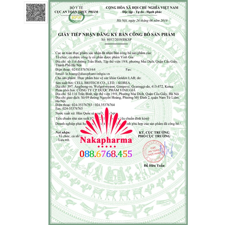 ✅ Men vi sinh Golden LAB – Bổ sung lợi khuẩn, tăng cường tiêu hóa, hấp thu dưỡng chất, giảm đầy hơi, tiêu chảy, táo bón