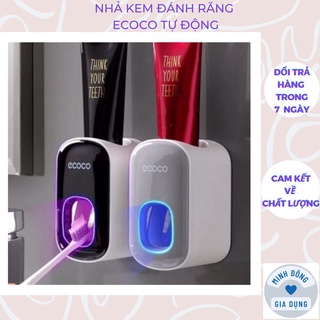 Nhả kem đánh răng Ecoco tự động, Lấy kem đánh răng tự động kiểu dáng đơn sang trọng đẹp mắt