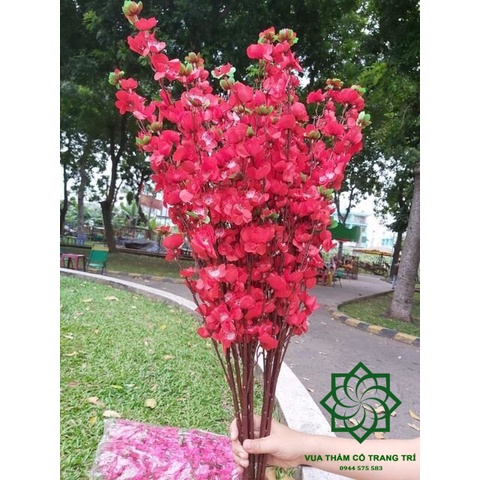 Hoa Đào nhựa trang trí tết
