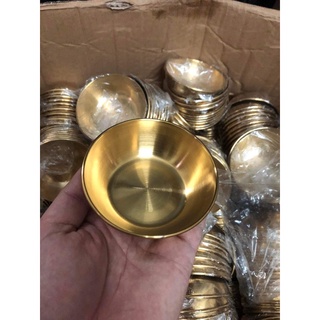 Bát mạ vàng 9cm