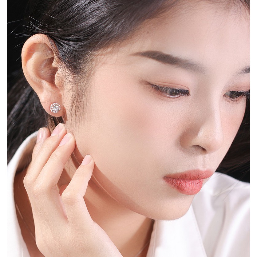 Khuyên Tai nữ bạc ta xinh xắn, cam kết bạc thật không xỉn màu, bông tai nữ - Mã TSJB08