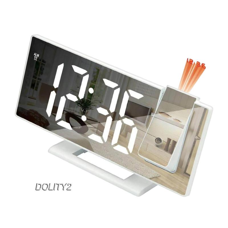 Digital Projection Alarm Clock with Projection On Ceiling Wall Dimmer LED