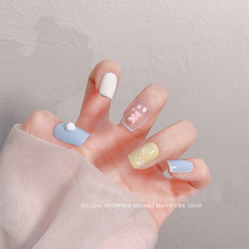 [Hàng mới về] Túi 30 Hạt Đính Móng Tay Trang Trí Nghệ Thuật Thiết Kế Hoạt Hình Dễ Thương