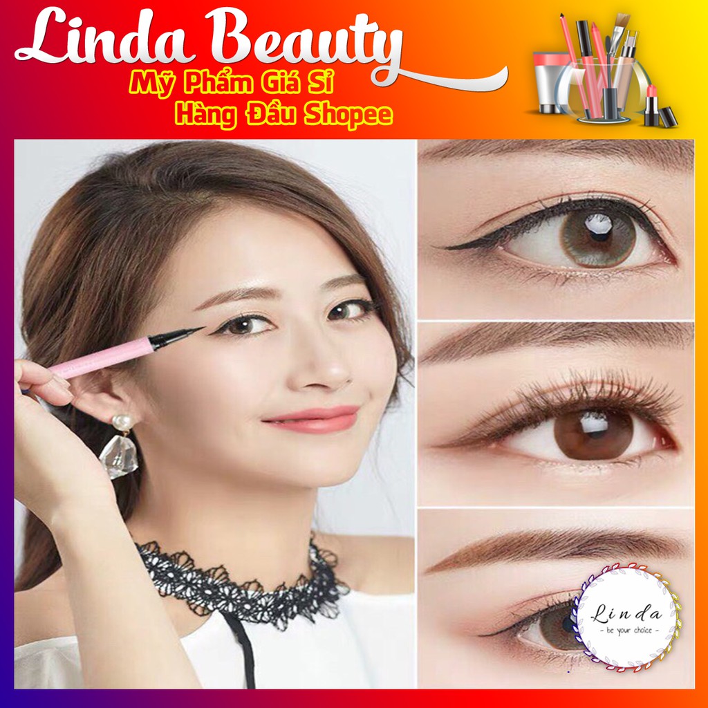 Bút kẻ mắt 2 đầu Dạ-Sáp Multiliner chính hãng Maycreate | BigBuy360 - bigbuy360.vn