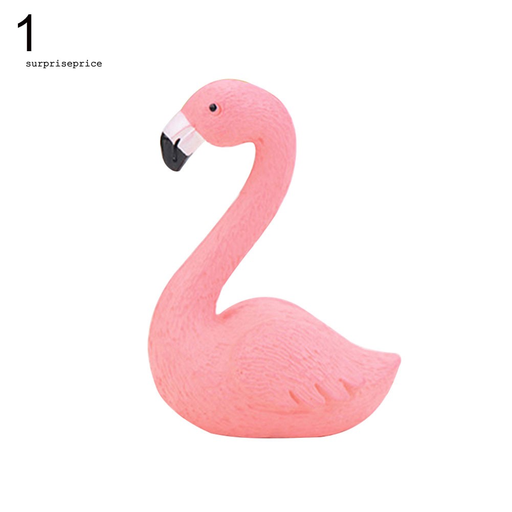 Mô hình chim hồng hạc kích thước nhỏ trang trí