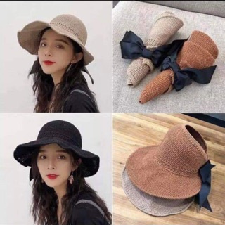 Mũ cói tiểu thư đi biển