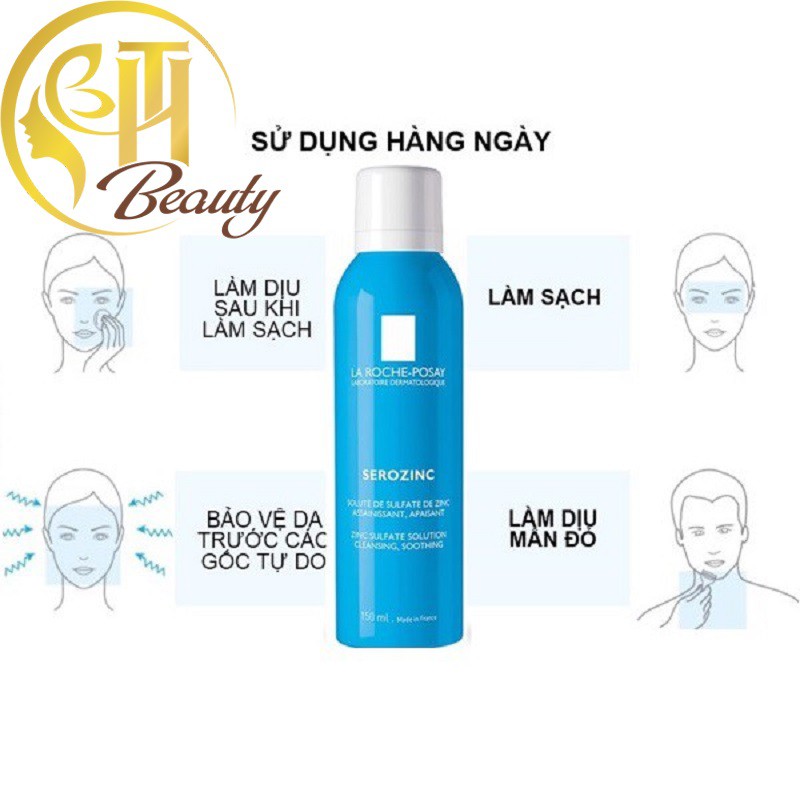 Xịt Khoáng Cho da dầu, da Mụn Serozinc - la roche posay