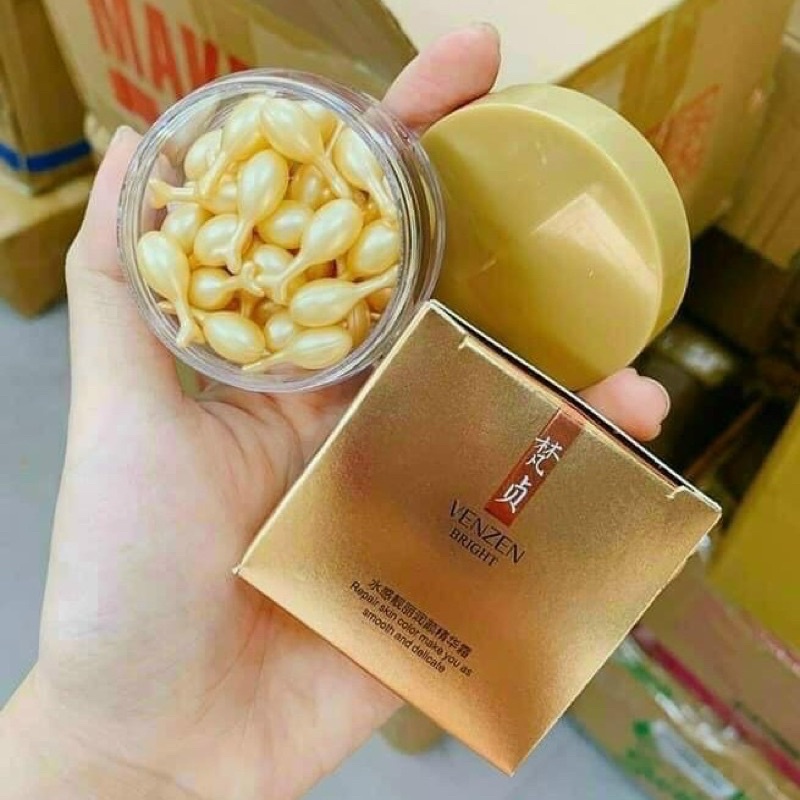 HỘP 30 Viên bôi dưỡng da Venzen chính hãng