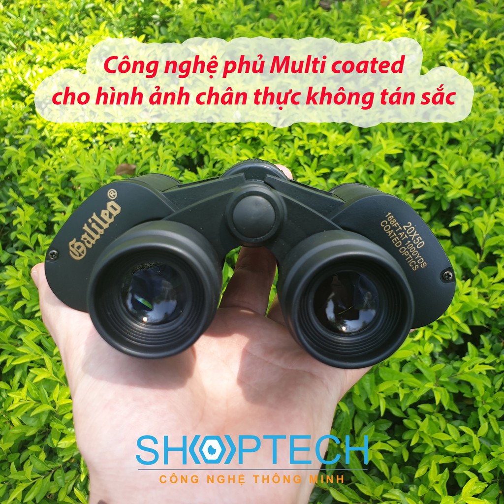 Ống nhòm 2 mắt Galileo 20x50 cao cấp, giá rẻ,quân sự nhìn xa Chuyên dụng du lịch, dã ngoại, đi rừng, săn ong | BigBuy360 - bigbuy360.vn