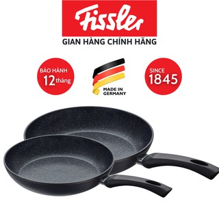 [SẢN XUẤT ĐỨC - BẢO HÀNH 12 THÁNG]  Chảo chống dính đá hoa cương Fissler Stardust 24cm, 28 cm - Hàng chính hãng Fissler