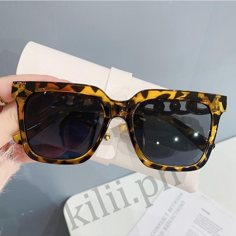 Kilii Kính Mát Gọng Vuông Phong Cách Vintage Thời Trang