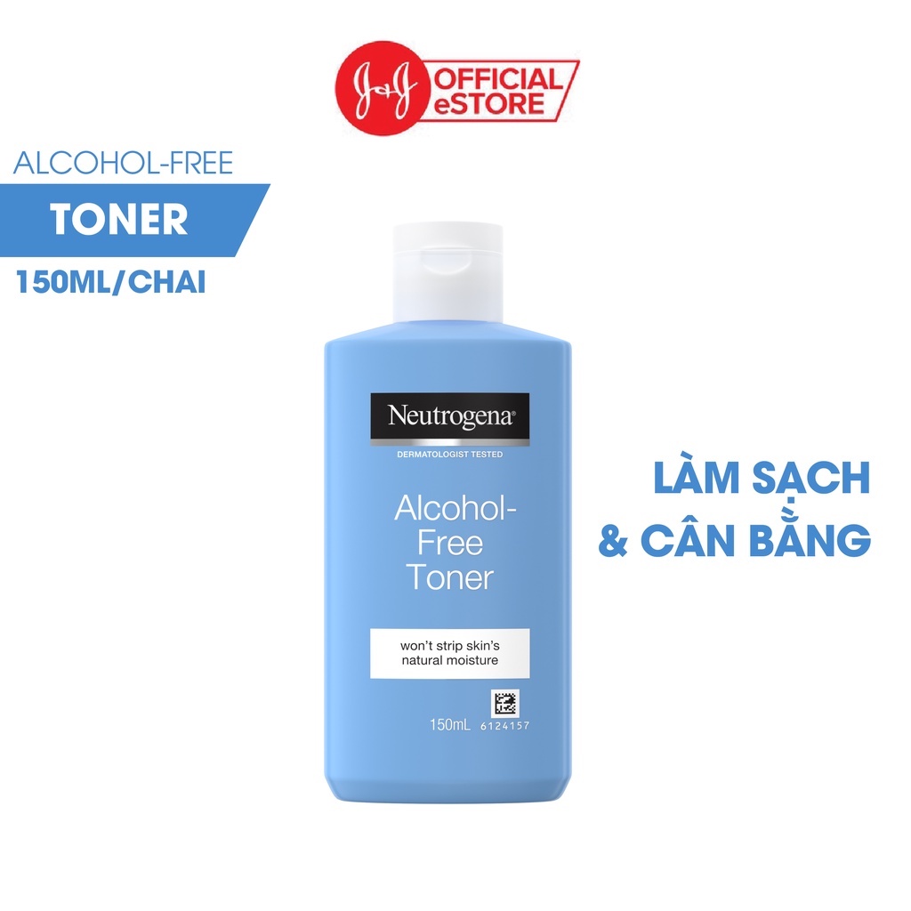 Nước hoa hồng không chứa cồn Neutrogena Alcohol Free Toner 150ml - 101035663
