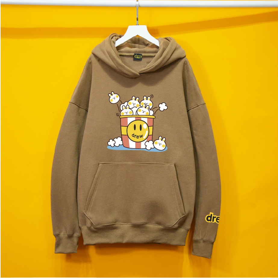 Áo nỉ Hoodie Drew BỎNG THỎ Hogoto shop , Áo hoodie nam nữ nỉ bông cotton