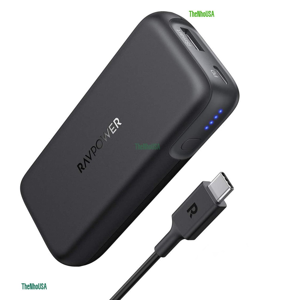 Sạc dự phòng RAVPower 10000mAh 29w (RP-CPBN001)