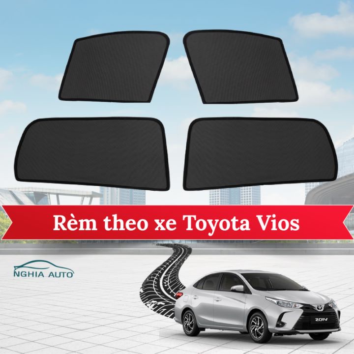 Rèm che nắng, Chắn nắng nam châm ô tô dành cho xe Toyota Vios