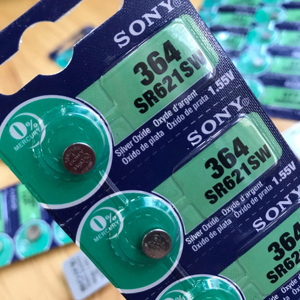 PIN ĐỒNG HỒ ĐEO TAY SONY SR621SW , SR626SW , SR521SW , SR927SW , SR920SW , SR416SW , CR2032 1,55V