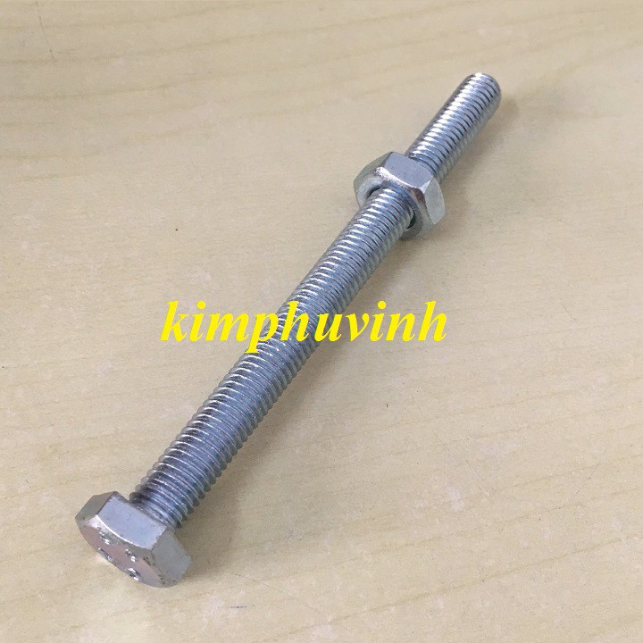 10 BỘ - M10x120mm BULONG LỤC GIÁC - ỐC 10LI