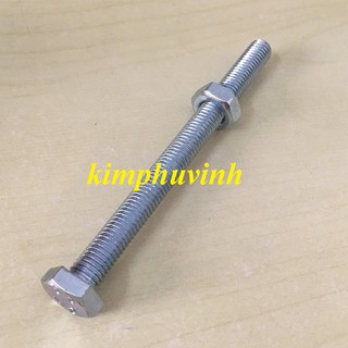 10 BỘ - M10x120mm BULONG LỤC GIÁC - ỐC 10LI