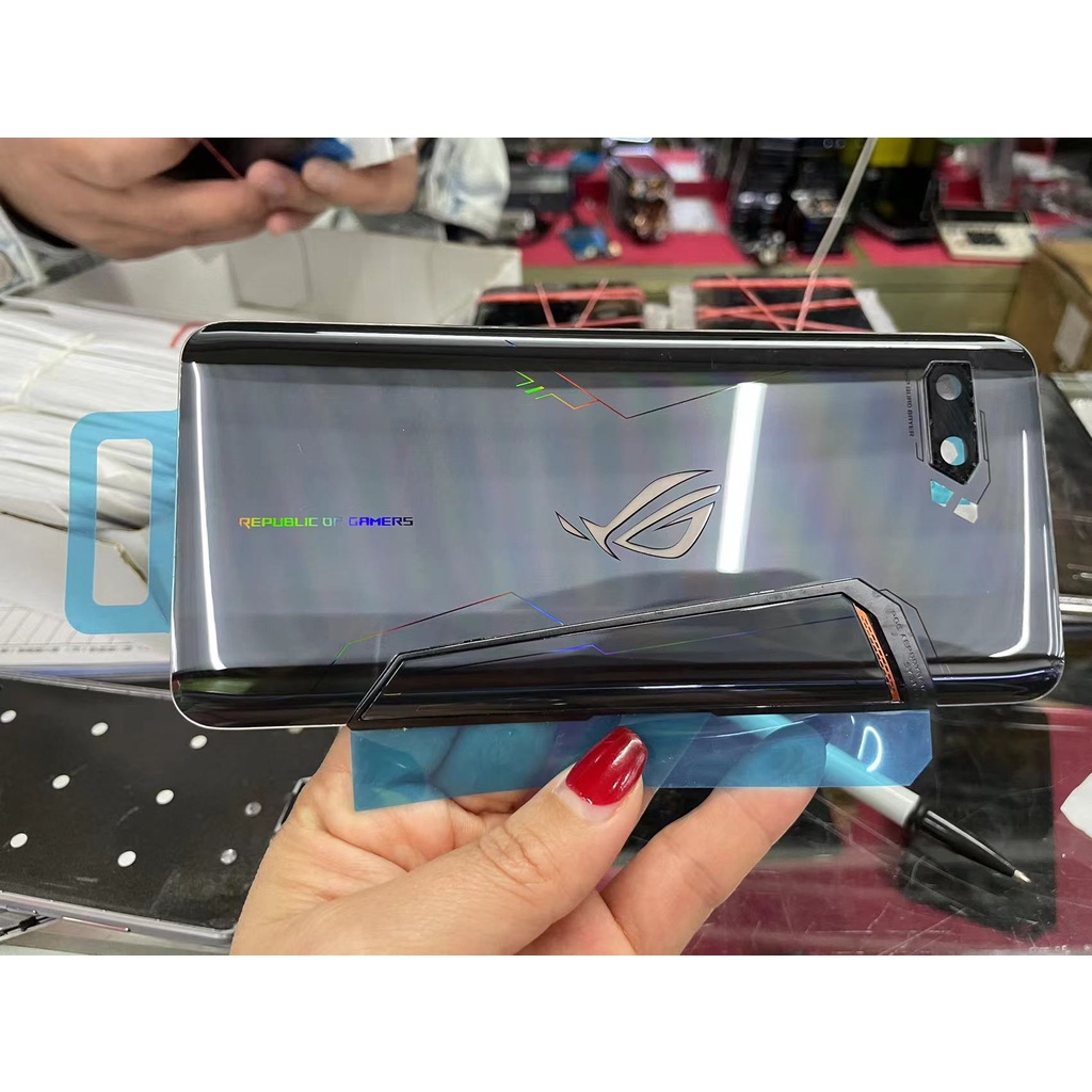 Nắp Lưng Điện Thoại Bằng Kính Cho Asus ROG phone 2 ZS660KL Asus ZS660KL I001D