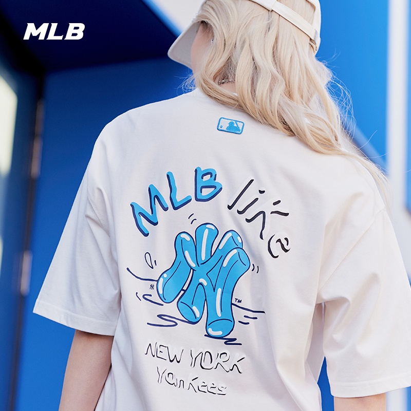Áo Thun Thể Thao Mlb Tay Ngắn Dáng Rộng Thời Trang Xuân Hè Cho Nam Và Nữ