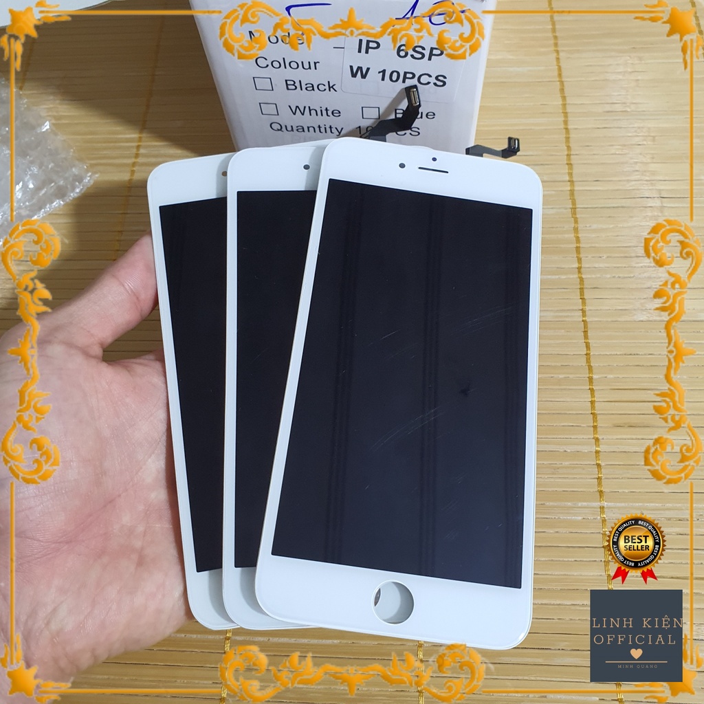 Màn iphone 6s plus zin new màu đen trắng