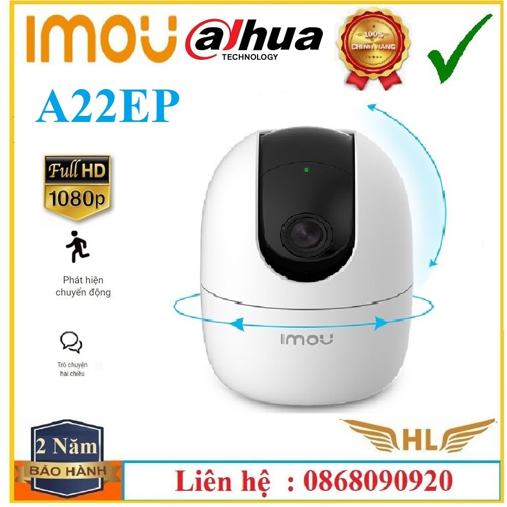 Camera Wifi Không Dây Siêu Nét Imou A42P 4Mp 2K ,Imou A22Ep 2Mp,Imou TA22CP 1080 Xoay 360 độ 1080P-Hàng Chính Hãng