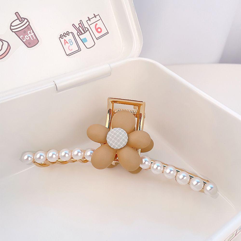 Kẹp Tóc Màu Ngà Hình Trái Tim Thời Trang Hàn Quốc Cho Nữ