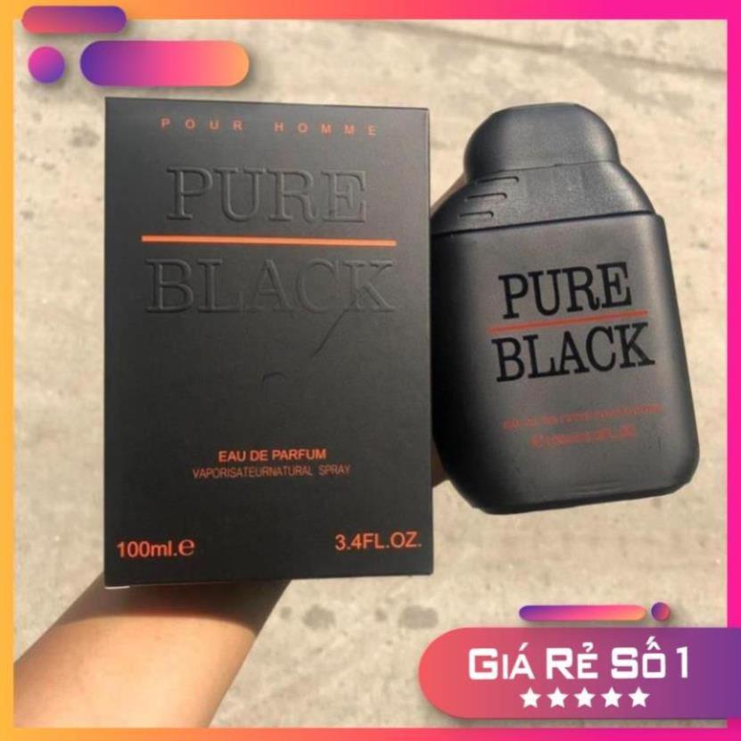 25[CHÍNH HÃNG] - [FREESHIP] Nước Hoa Nam Pure black 100ml hương cuốn hút