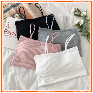 Áo Bra Quây Gân Tăm Co Giãn 4 Chiều, Có Đệm Ngực Cotton