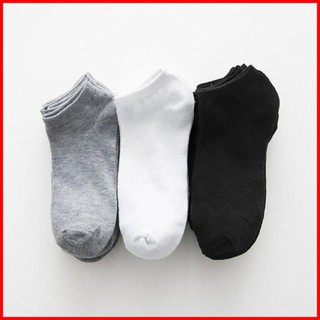 Combo 5 đôi tất vớ trơn cổ ngắn Nam Nữ