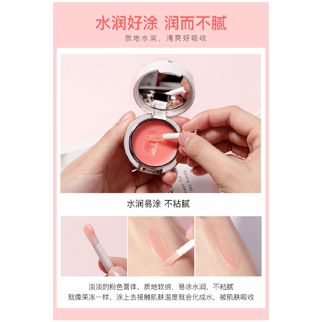 (hàng Mới Về) Mặt Nạ Ngủ Cho Môi Leezi Đệm Khí Chiết Xuất Hoa Hồng Tự Nhiên | BigBuy360 - bigbuy360.vn