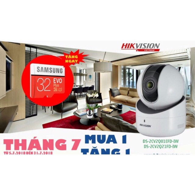 Camera ip wifi HIKVISION DS-2Q01EFD-IW