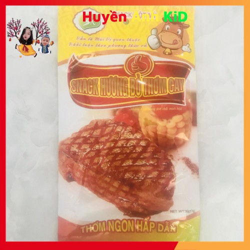 Snack Hương Bò Thơm Cay Đồ Ăn Vặt Cổng Trường Cực Hót