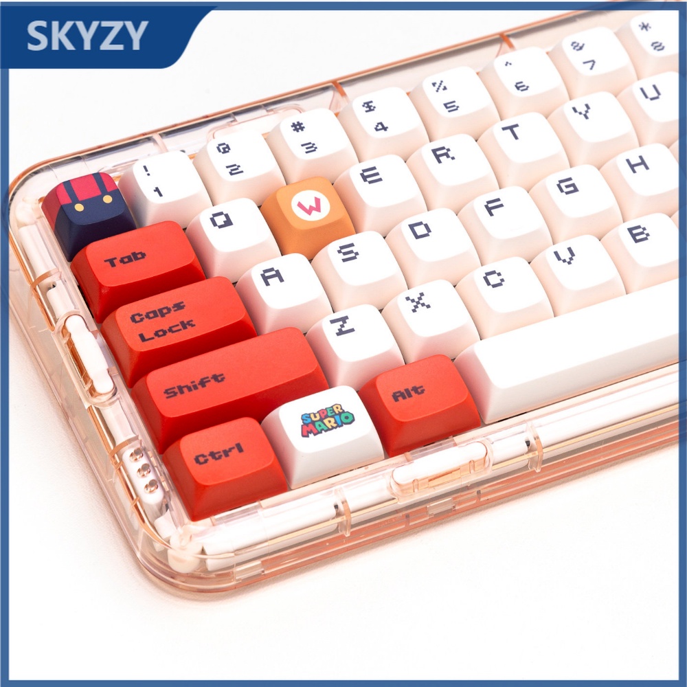 144 Phím Mario Keycaps XDA Proifile Anime PBT Dye Sub Bàn phím cơ học Keycap