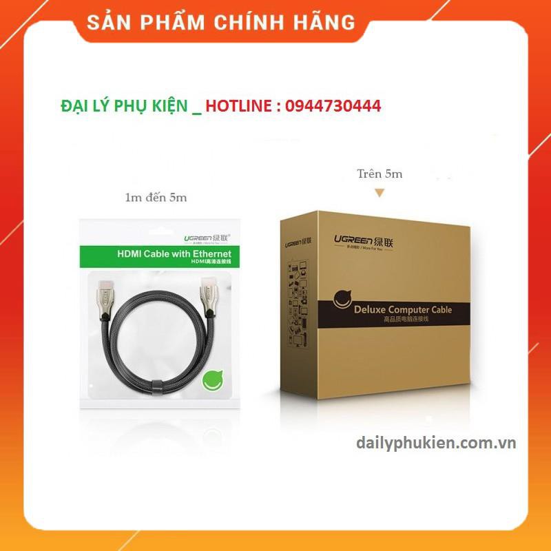 Cáp HDMI 3m dây dẹt Ugreen 10253 Hỗ trợ 3D, 4K x 2K, HD1080P dailyphukien