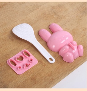 (Có Sẵn) Khuôn Làm Cơm Bento Hình Thỏ