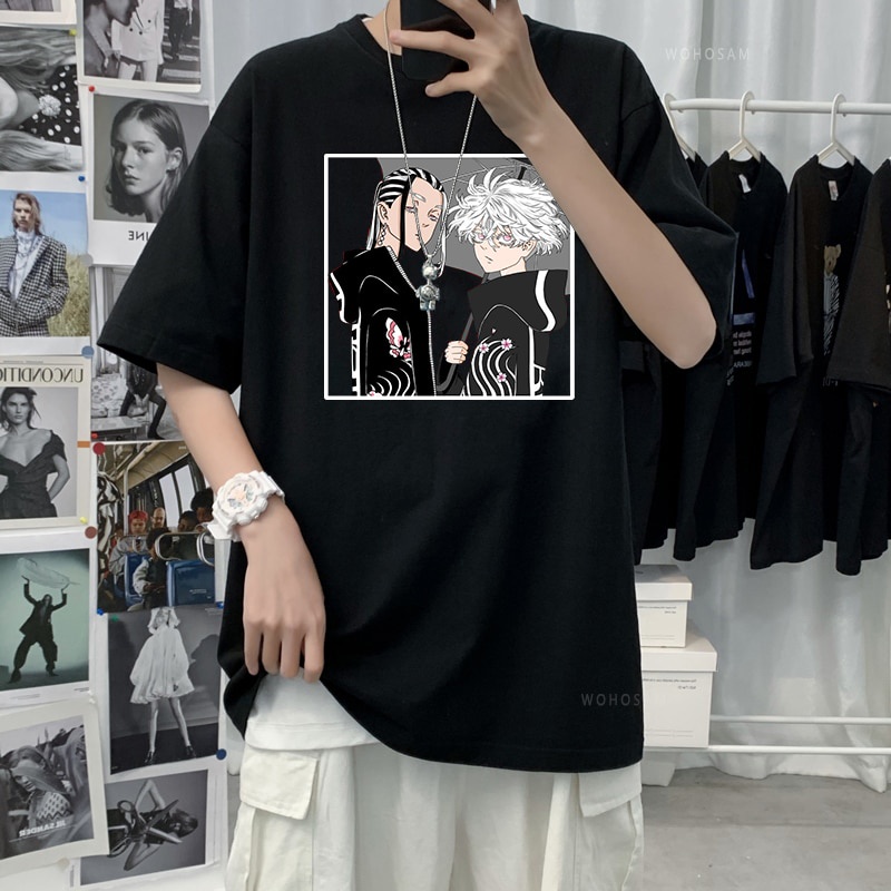 ÁO THUN NAM NỮ Nhật Bản Anime Tokyo Revengers Haitani Chạy Sanzu Haruchiyo Nam Nữ