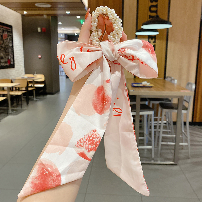 Dây Buộc Tóc Có Chi Tiết Nơ Thời Trang Xinh Xắn Cho Nữ