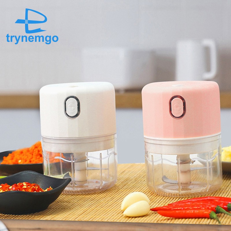 Máy Xay Thực Phẩm Không Dây 250ml Màu Hồng
