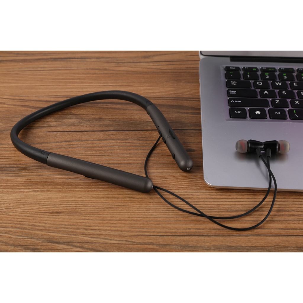 Tai Nghe Bluetooth 5.0 Không Dây Cổ Treo MS-T24 Thể Thao Cao Cấp Êm Tai Chất Lượng Âm Thanh Nổi