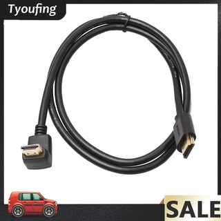 Cáp Hdmi 1.4 Góc 270 Độ Hỗ Trợ Cho Ps3 Ps4 Tv Dvd 1m