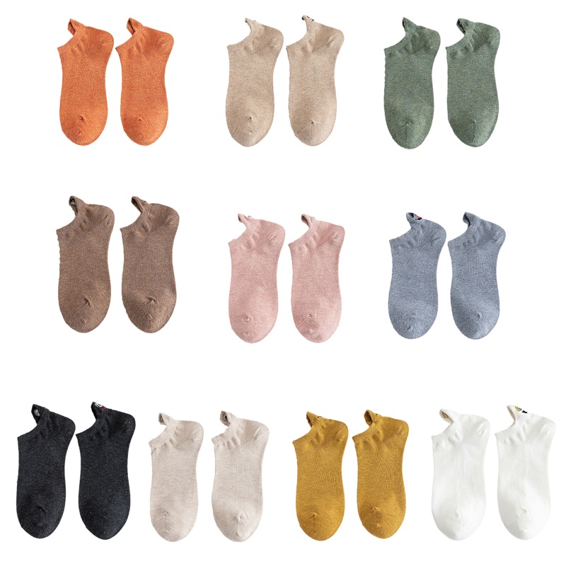 Xixi Đôi Vớ Ngắn Thêu Hình Thời Trang Vui Nhộn Dành Cho Nam Và Nữ