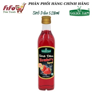 Sirô Dâu 🥤Golden Farm🥤 520ml | Fine Foods
