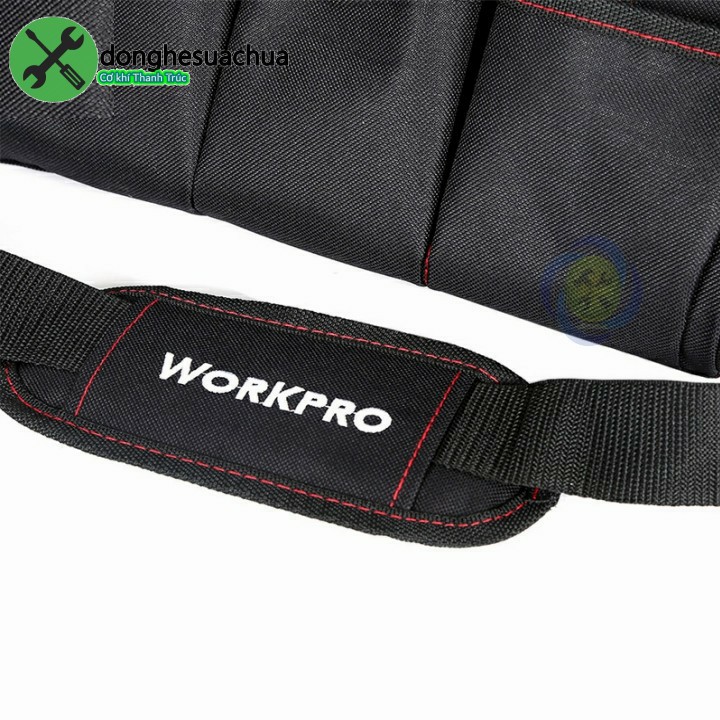 Túi đồ nghề WORKPRO W081023 loại 18 inch màu đen 460mm x 220mm x 240mm